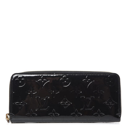 Louis Vuitton Vernis Clemence Wallet Black 1 of 8