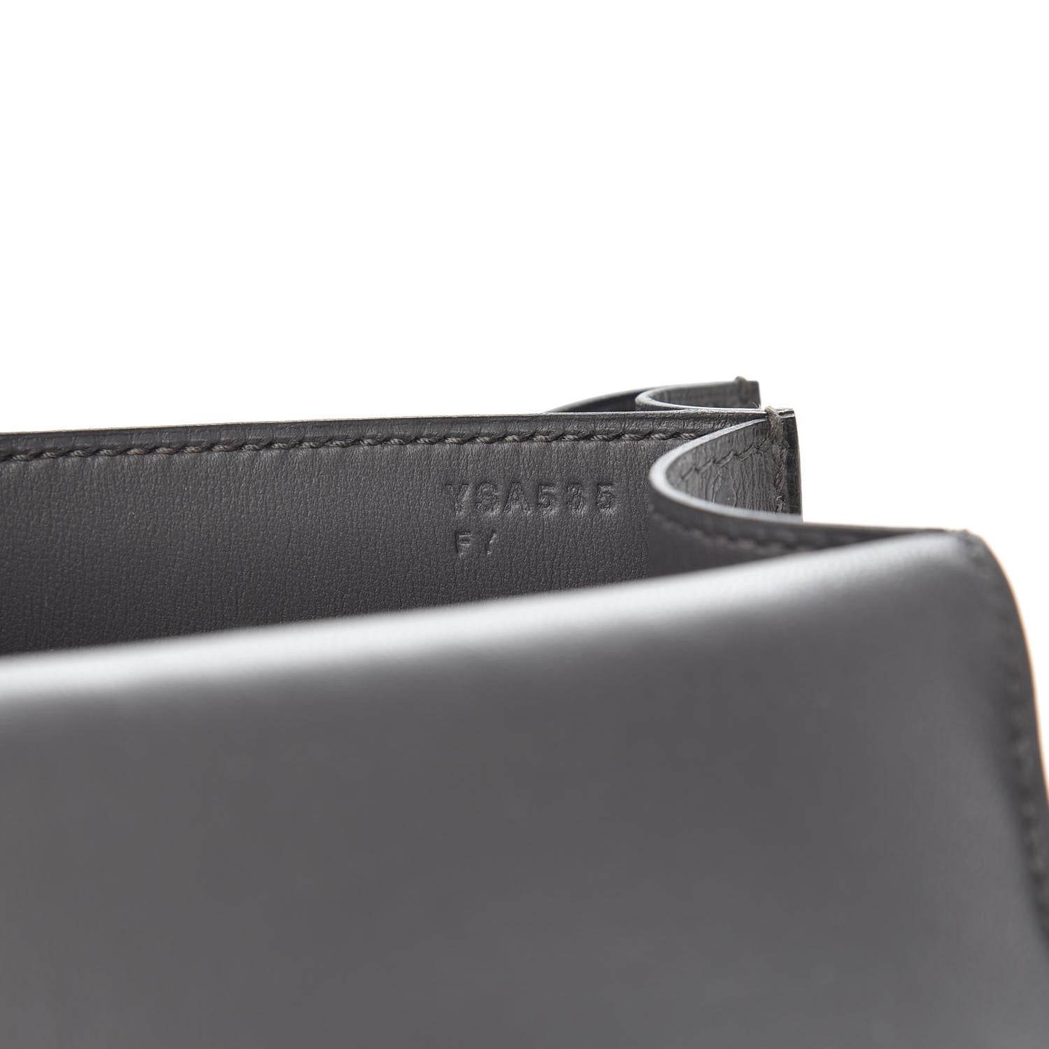 Hermes Ostrich Constance 18 Graphite 7 of 10
