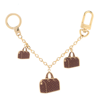 Louis Vuitton Monogram Iconic Speedy Bag Charm Chain Gold 1 of 3