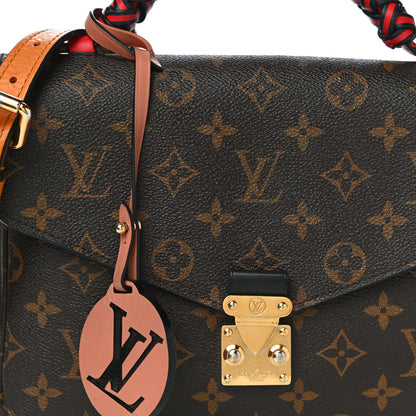 Louis Vuitton Monogram Braided Pochette Metis Coquelicot 7 of 15