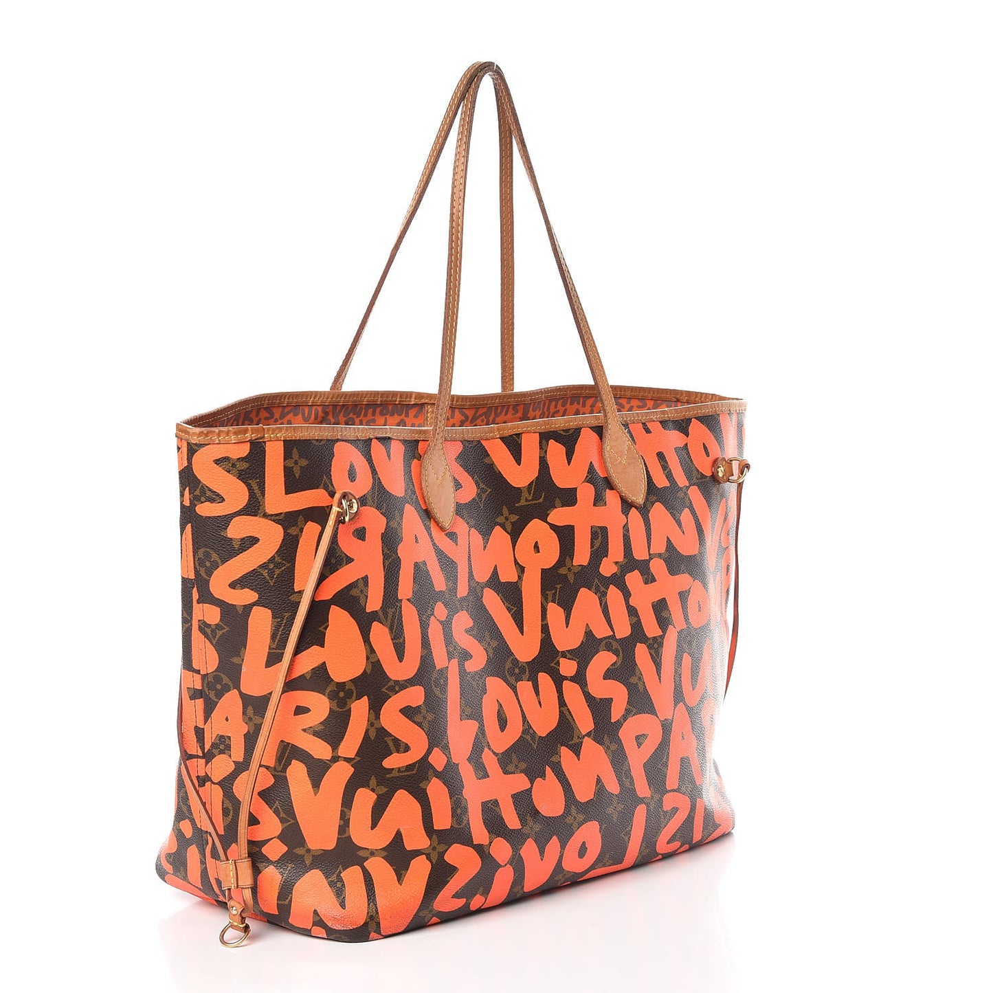 Monogram Graffiti Neverfull GM Orange
