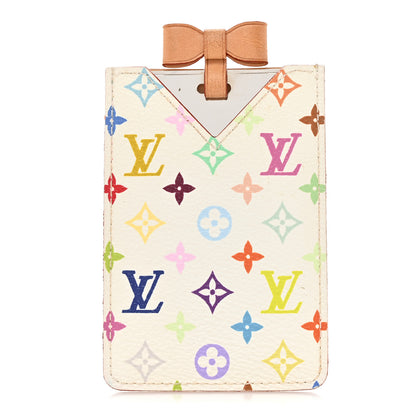 Louis Vuitton Monogram Multicolor Mirror and Case Pouch White 1 of 9