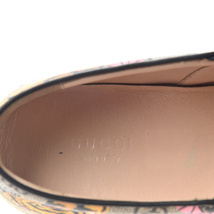 Gucci GG Supreme Monogram Bengal Womens Dublin Slip On Sneakers 38.5 Beige Pink 8 of 11
