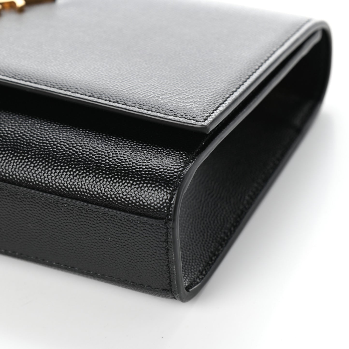 Grain De Poudre Medium Classic Monogram Kate Satchel Black