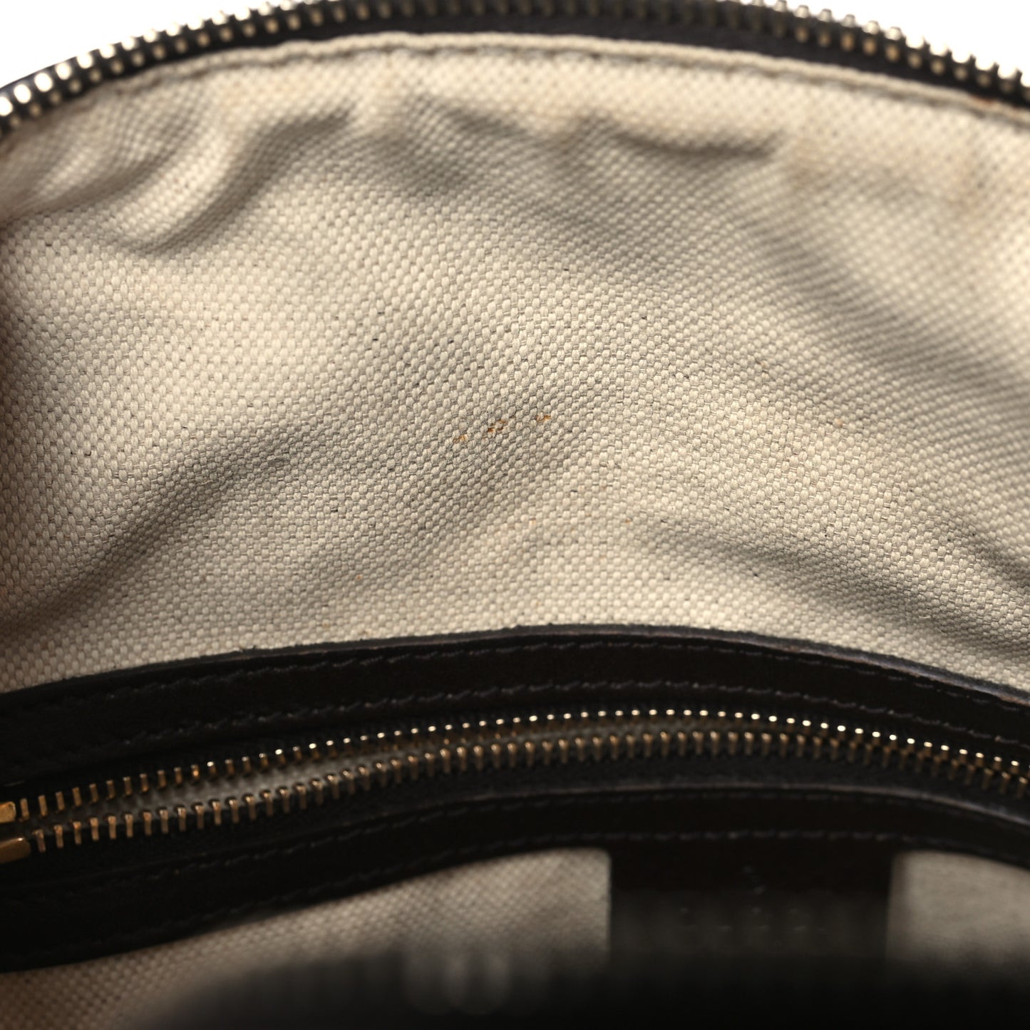 Monogram Vintage Web Small Boston Dark Brown
