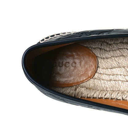 Gucci Guccissima Signature Espadrilles 40 Black 4 of 10