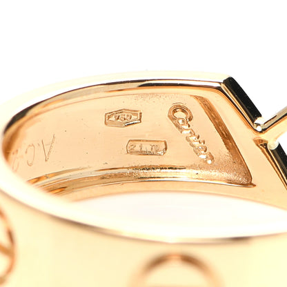 Cartier 18K Yellow Gold 5.5mm LOVE Hoop Earrings 5 of 6