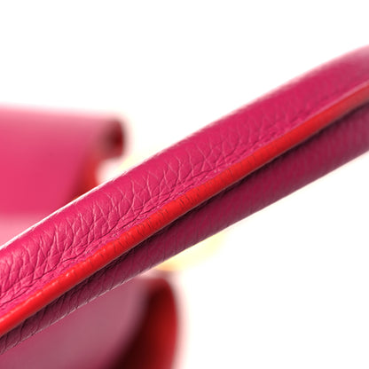 Louis Vuitton Taurillon Capucines MM Hibiscus Flamingo 9 of 10