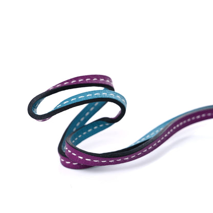Hermes Swift Paddock Cheval Horse Bag Charm Violet Turquoise 4 of 4