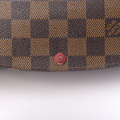 Louis Vuitton Damier Ebene Emilie Wallet Red 7 of 10