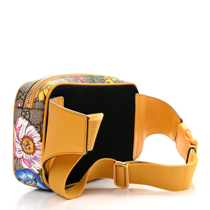 Gucci GG Supreme Monogram Flora Medium Ophidia Belt Bag Beige Multicolor Crop 3 of 12