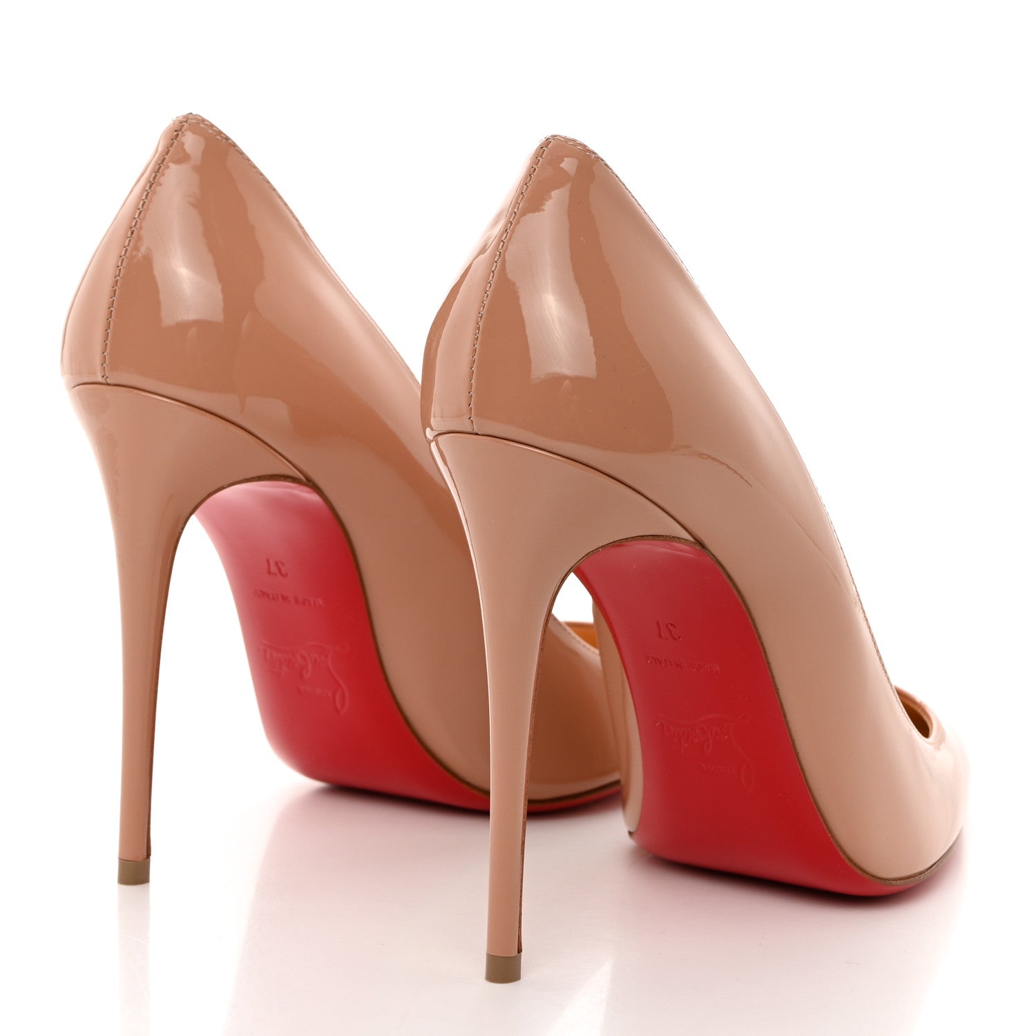 Christian Louboutin Patent So Kate 120 Pumps 37 Nude 4 of 8