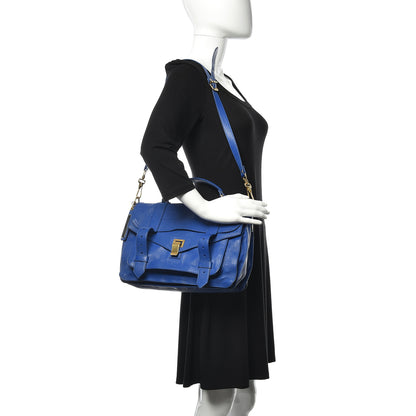 Proenza Schouler Lambskin Medium PS1 Satchel Royal Blue 2 of 15