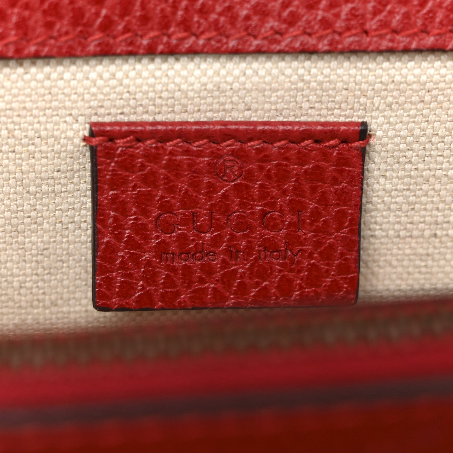 Gucci Dollar Calfskin Swarovski Crystal Small Dionysus Shoulder Bag Hibiscus Red 6 of 12