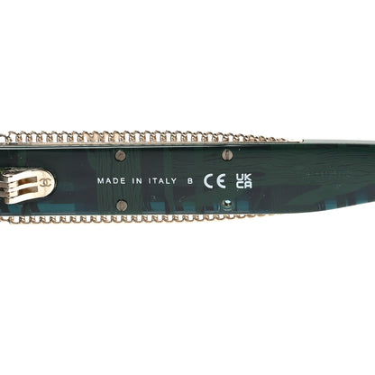 Chanel Acetate Oval Sunglasses 5515 Green 6 of 7