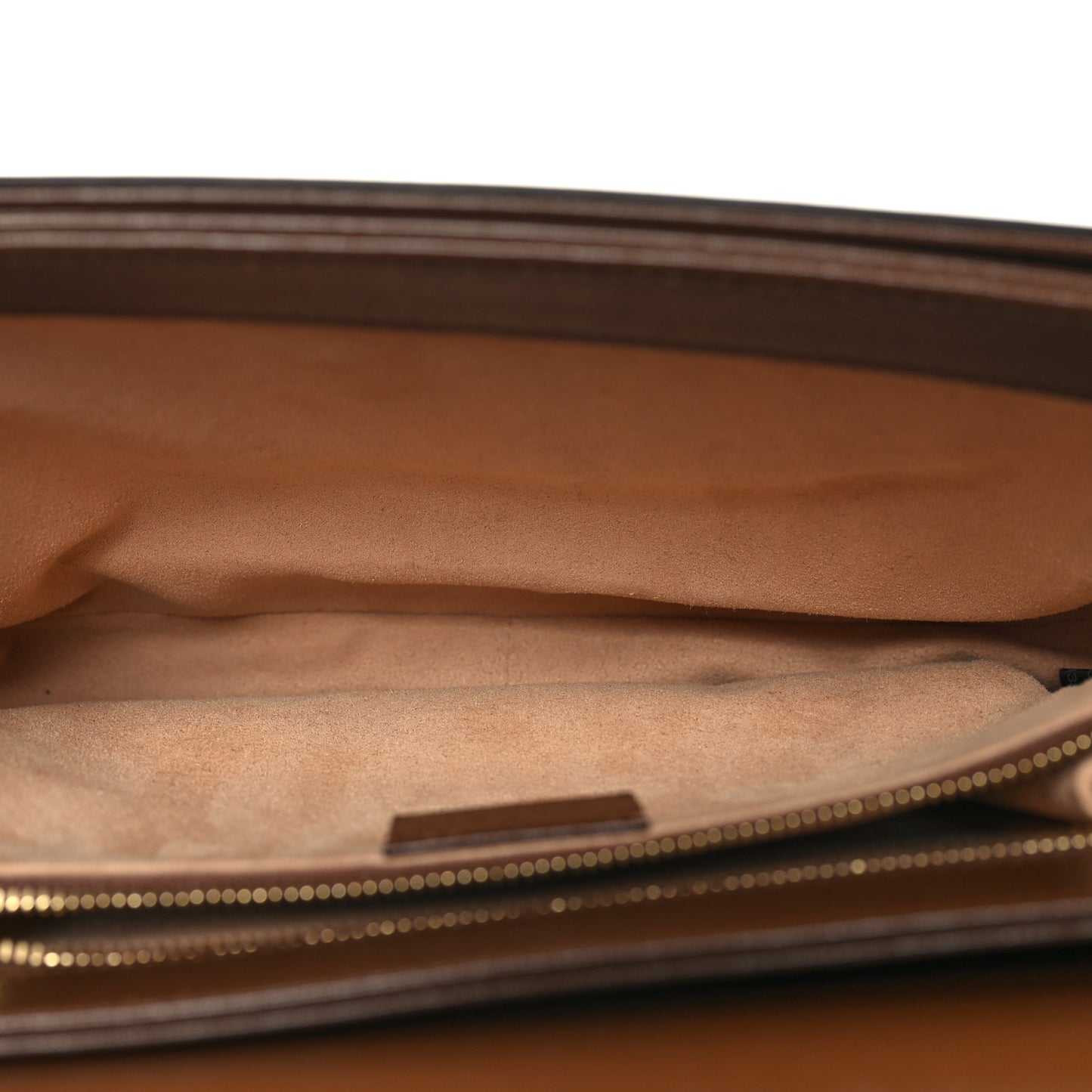 GG Supreme Monogram Horsebit 1955 Shoulder Bag Beige Brown Sugar