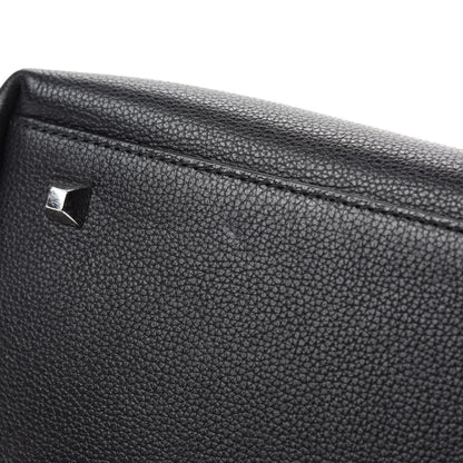 MCM Grained Calfskin Medium Yris Shopper Tote Black 8 of 9