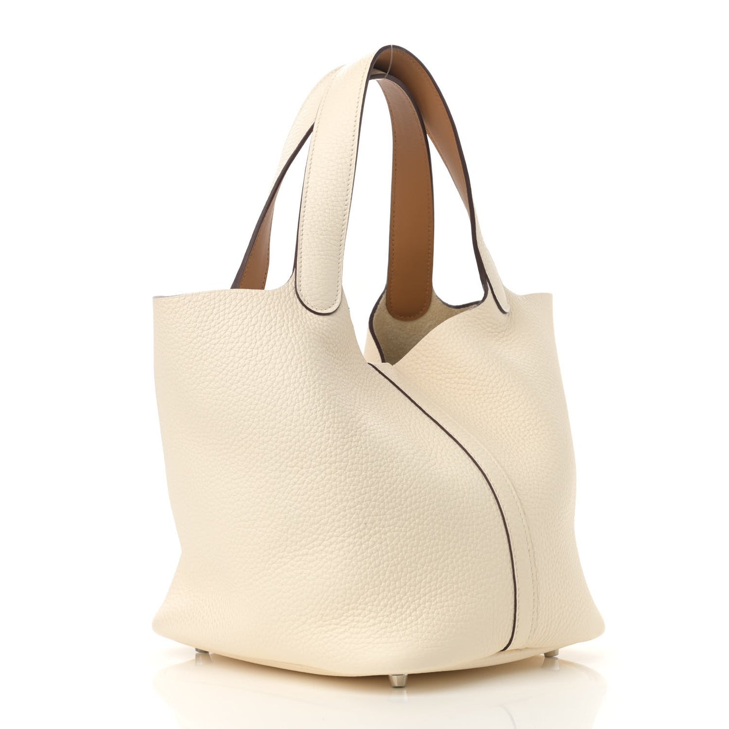 Taurillon Clemence Picotin Lock 22 MM Craie