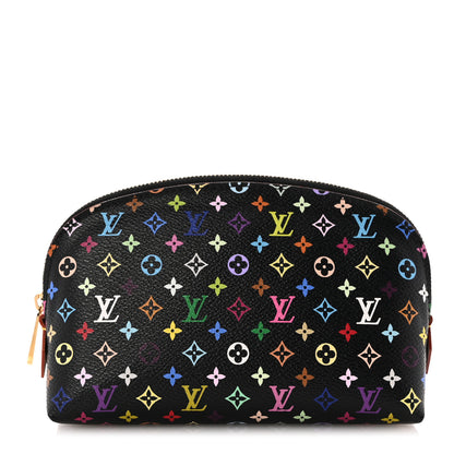 Louis Vuitton Monogram Multicolor Cosmetic Pouch Black Grenade 1 of 6