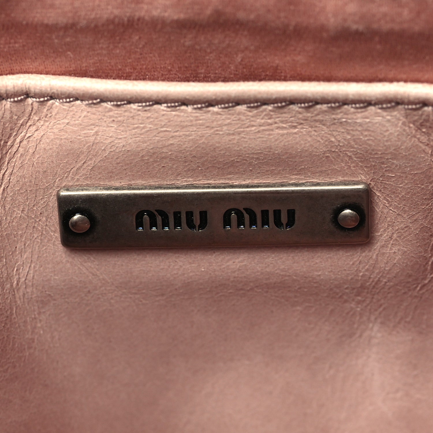 Miu Miu Nappa Matelasse Shine Shoulder Bag Pink 6 of 10