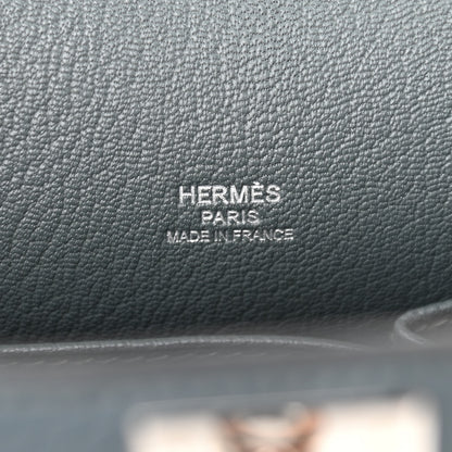 Hermes Taurillon Clemence Jypsiere 28 Bleu Orage 6 of 12