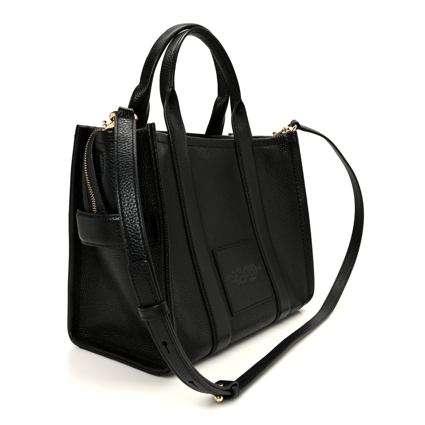 Grained Calfskin Medium The Tote Bag Black