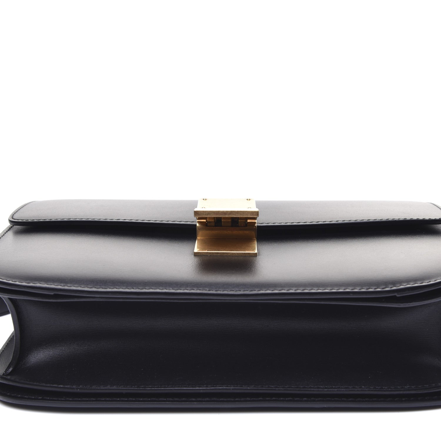 Celine Box Calfskin Medium Classic Box Flap Bag Black 11 of 12