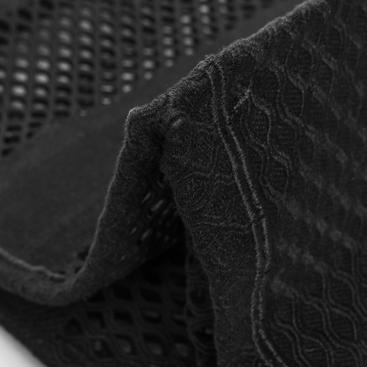 Christian Dior Mesh Embroidered Book Tote Black 9 of 12