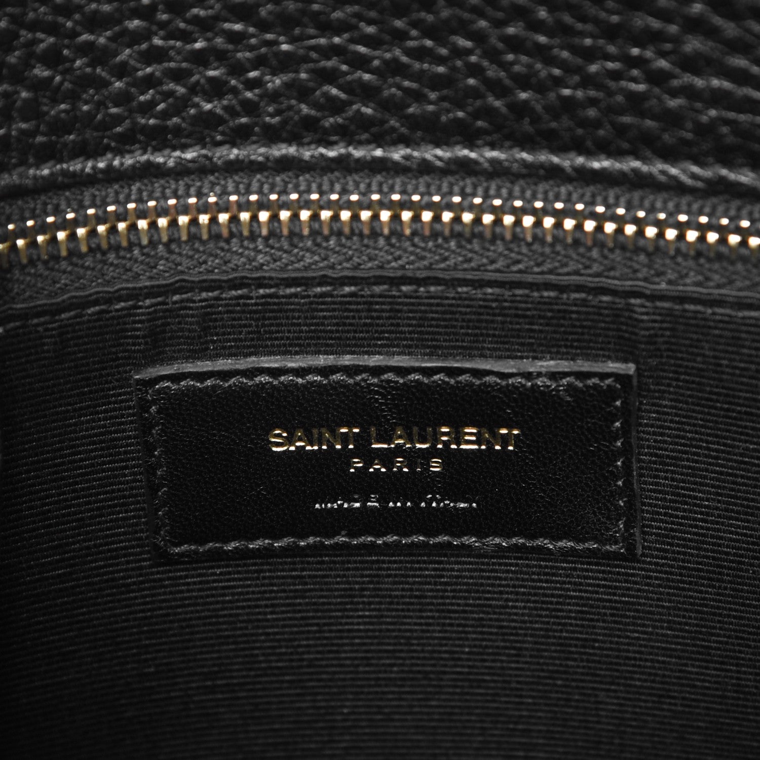 Saint Laurent Grained Calfskin Small Sac De Jour Black 7 of 8