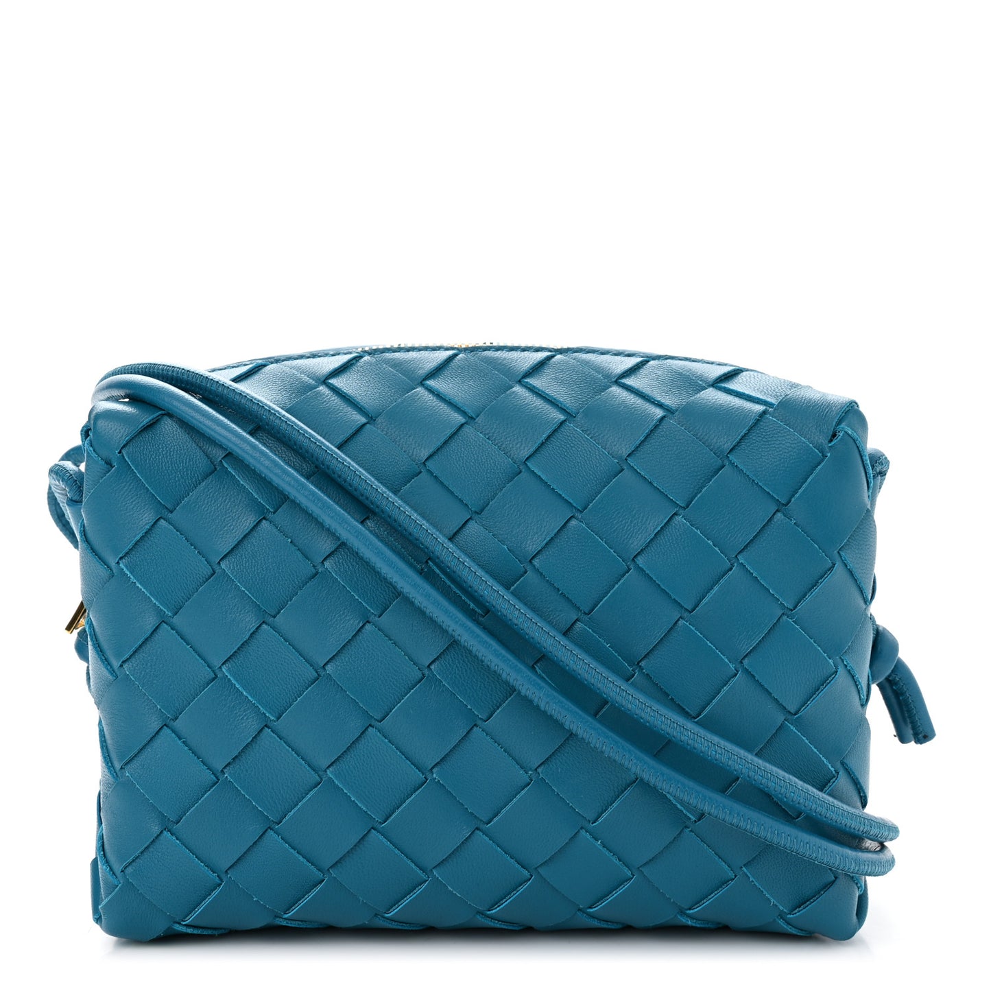 Nappa Intrecciato Mini Loop Camera Bag Blueprint