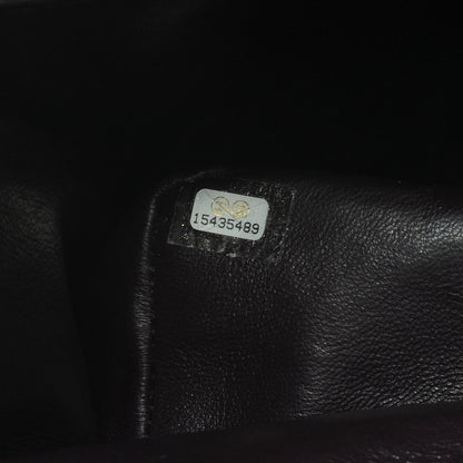 Chanel Lambskin Jumbo Double Flap Plum 9 of 9
