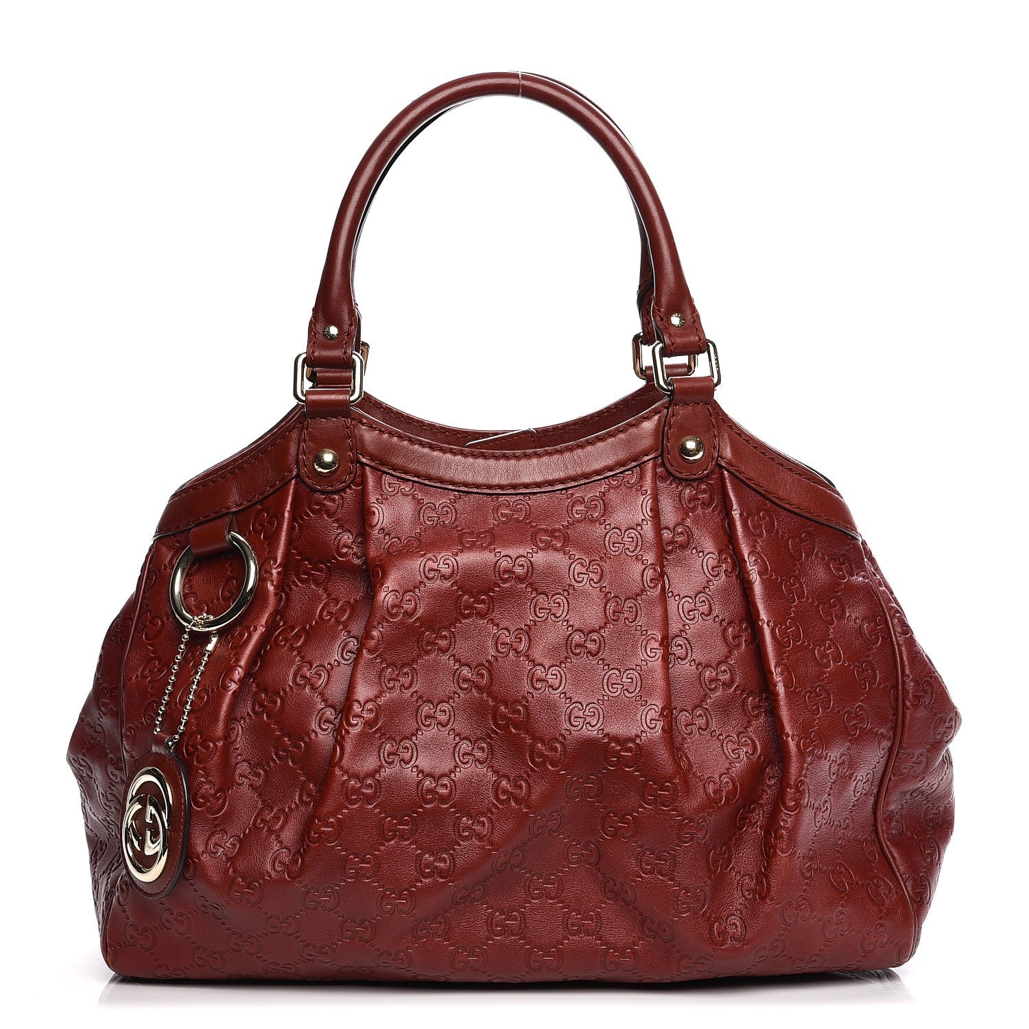 Gucci Guccissima Medium Sukey Tote Raspberry Candy 1 of 12