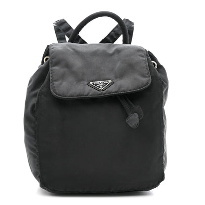 Prada Nylon Vela Mini Cinch Backpack Black 1 of 10