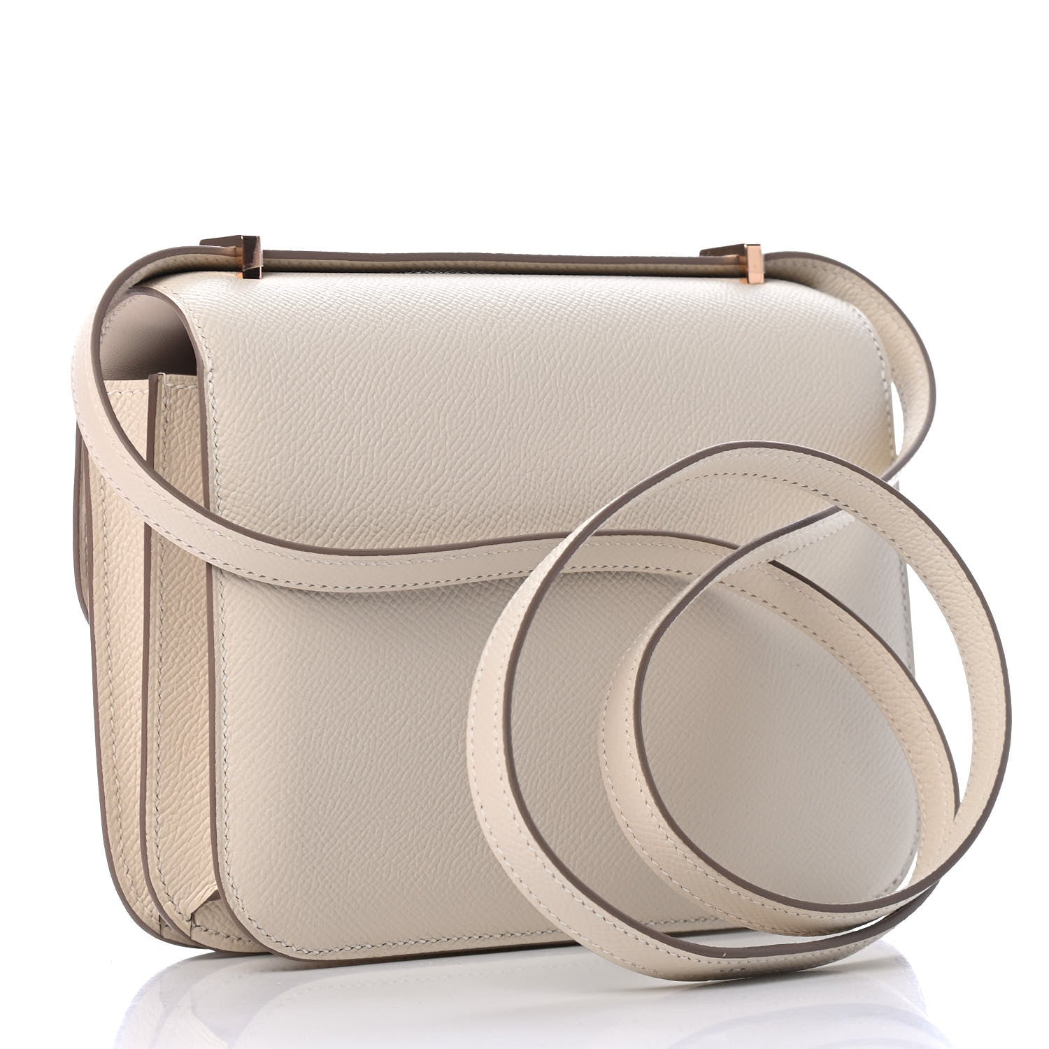 Hermes Epsom Constance 18 Craie 2 of 4
