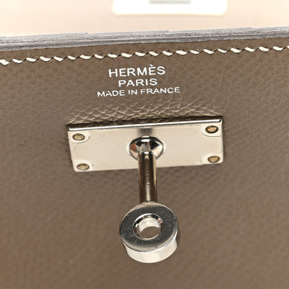 Hermes Epsom Medium Kelly Wallet Etoupe 6 of 6