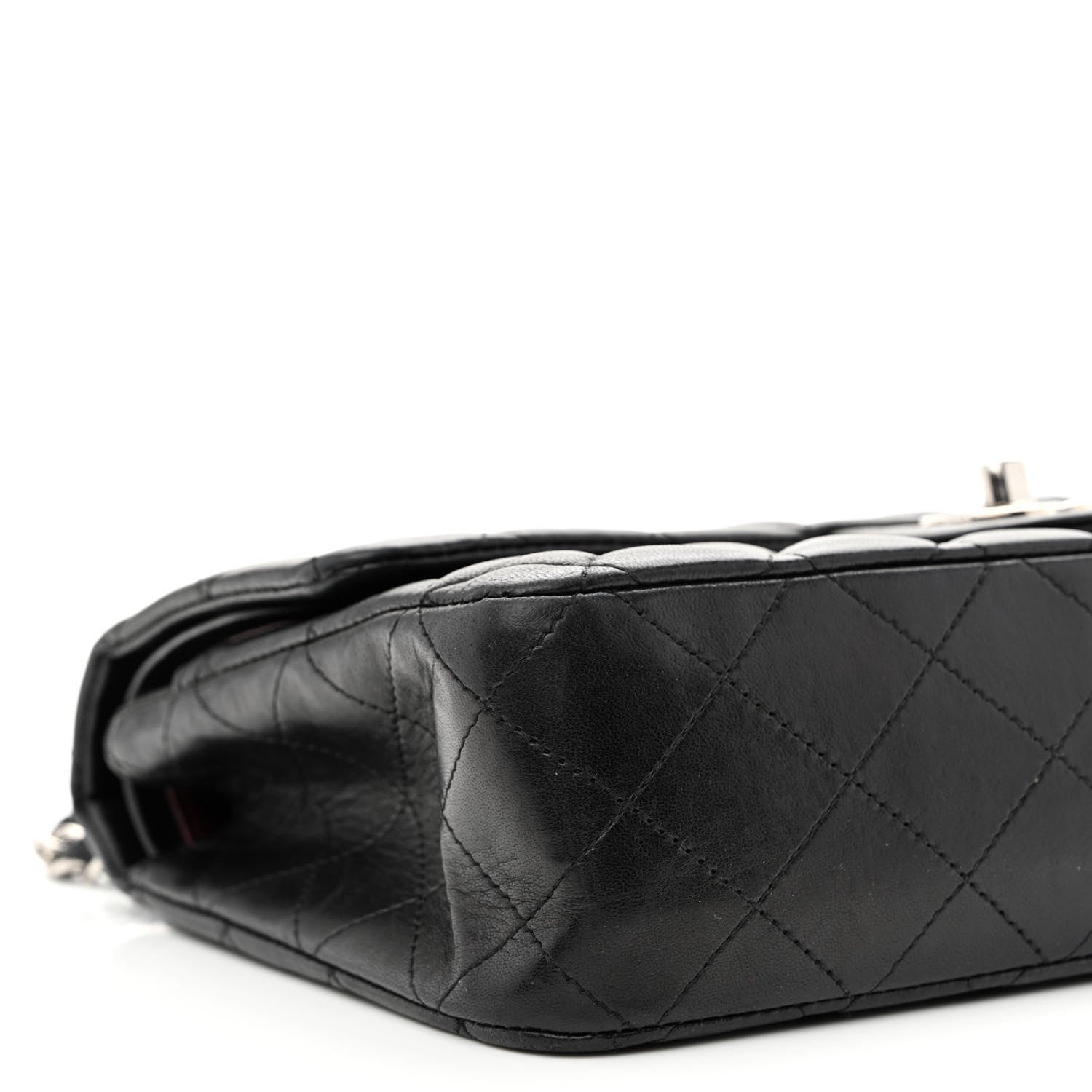 Chanel Lambskin Quilted Medium Double Flap Black 9 of 13