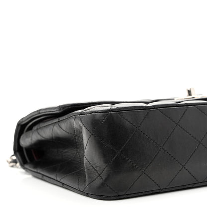 Chanel Lambskin Quilted Medium Double Flap Black 9 of 13