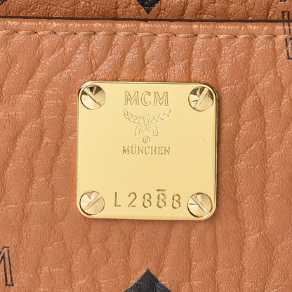 MCM Visetos Camera Crossbody Bag Cognac 5 of 14
