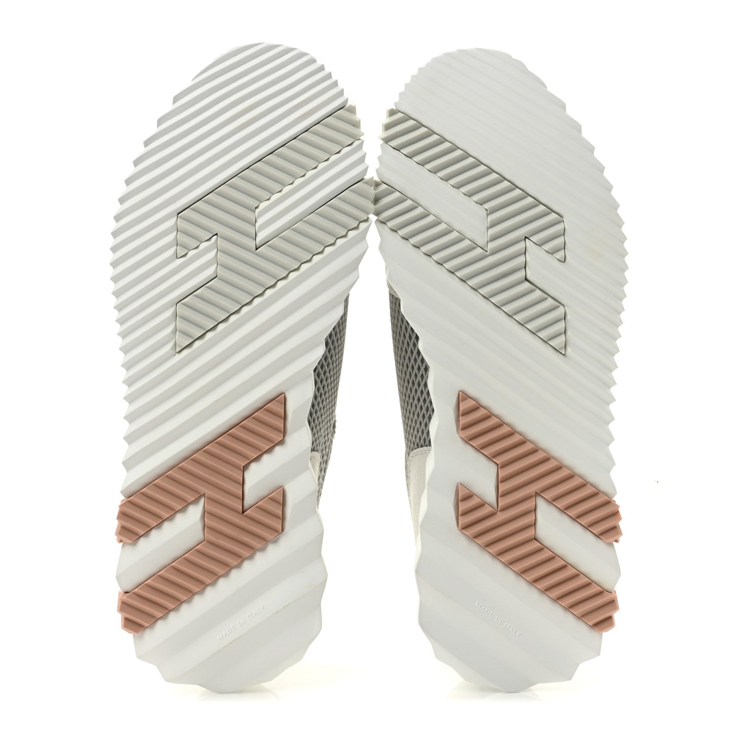 Hermes Air Mesh Suede Goatskin Bouncing Sneakers 39 Gris Lulea White 6 of 12