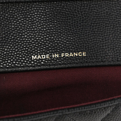 Chanel Caviar Quilted Glasses Case With Chain Black 6 of 10