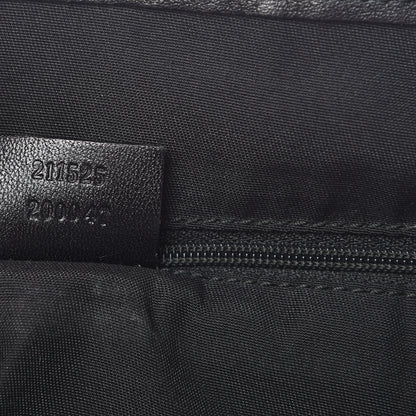 Gucci Calfskin Horsebit Embossed Large Tote Black 7 of 16
