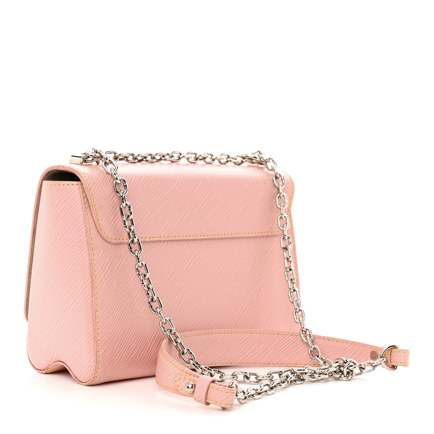 Epi Twist Shoulder Bag MM Rose Ballerine