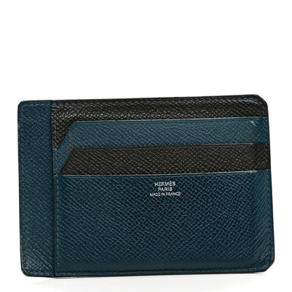 Hermes Epsom City 8CC Card Holder Vert Cypress Black 1 of 12