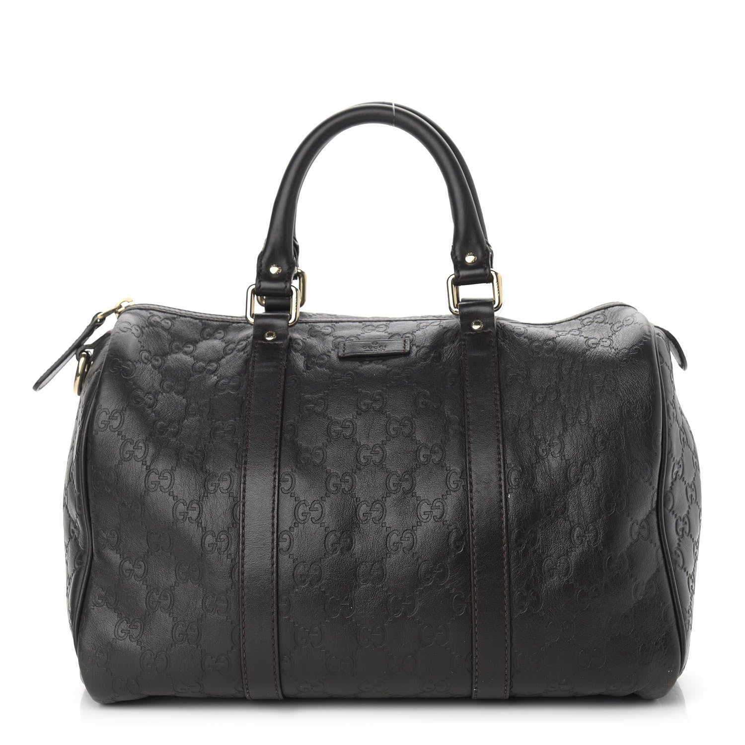 Gucci Guccissima Medium Joy Boston Dark Brown 1 of 17