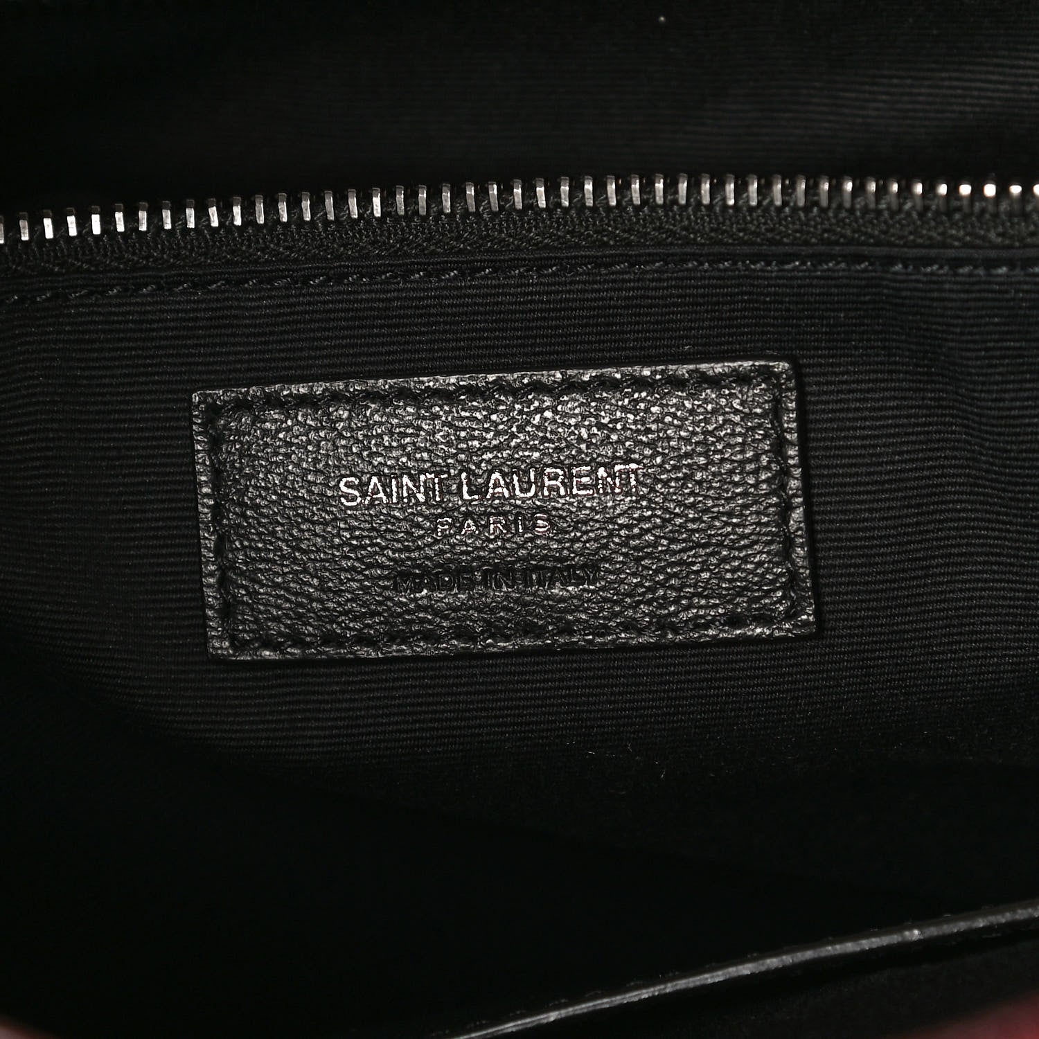 Saint Laurent Crinkled Calfskin Matelasse Monogram Niki Shopper Tote Burgundy 6 of 11