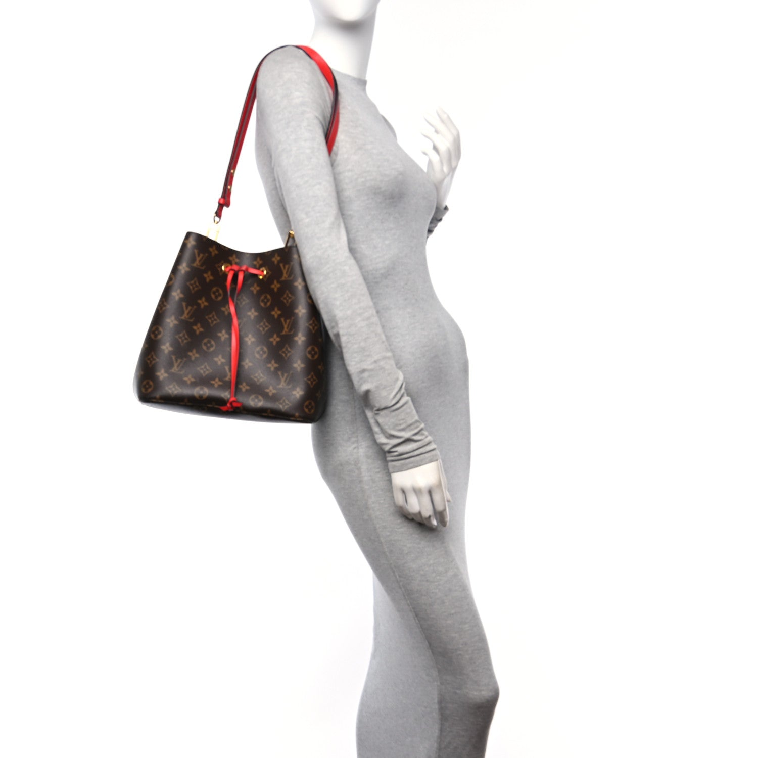Louis Vuitton Monogram Neonoe MM Coquelicot 2 of 11