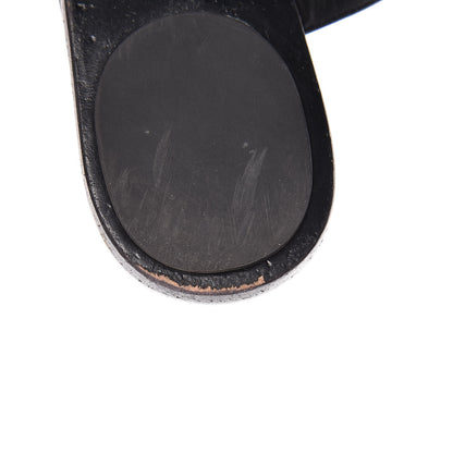 Gucci Calfskin GG Marmont Thong Sandals 36.5 Black 14 of 17