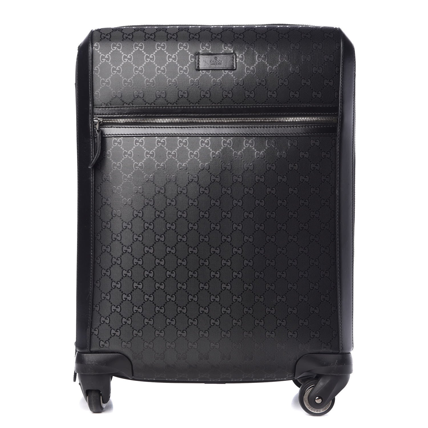 Gucci Imprime Monogram Carry On Suitcase Black 1 of 18