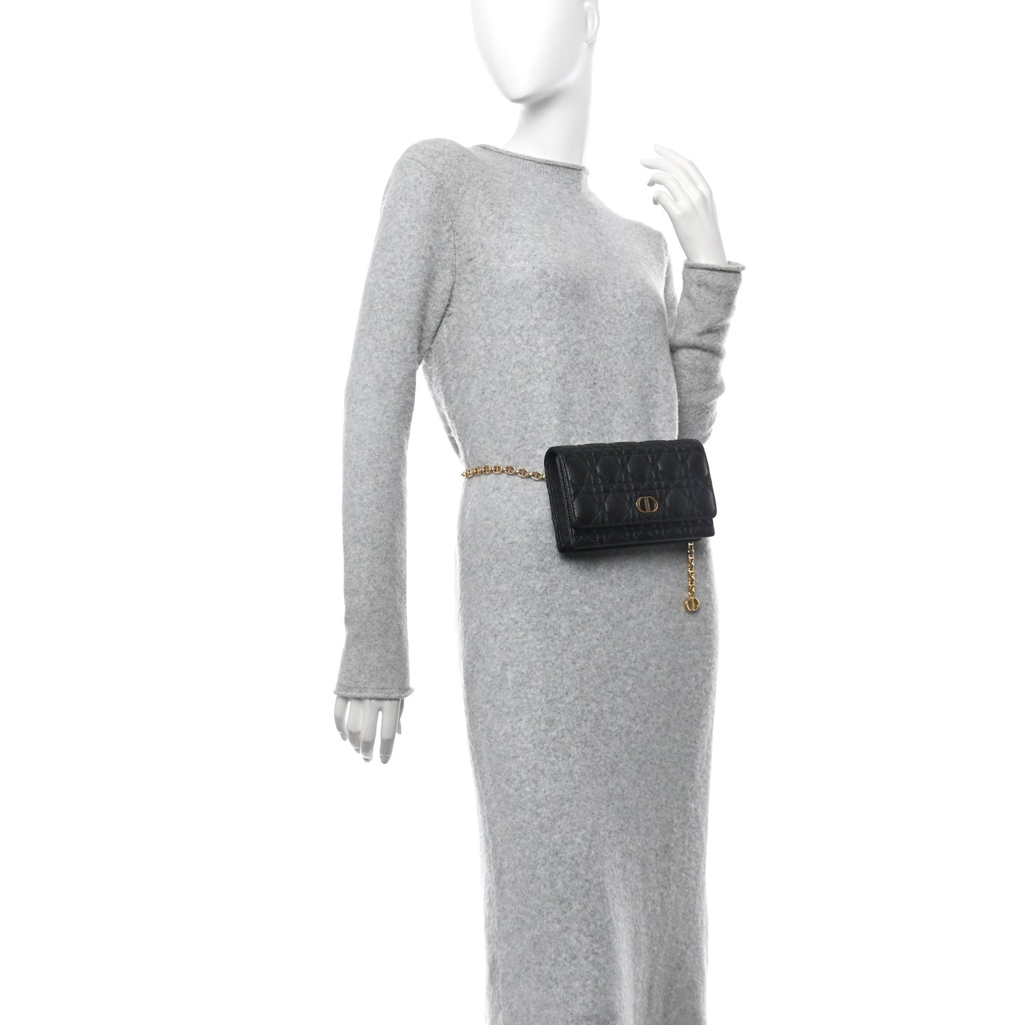 Supple Calfskin Caro Belt Bag Black