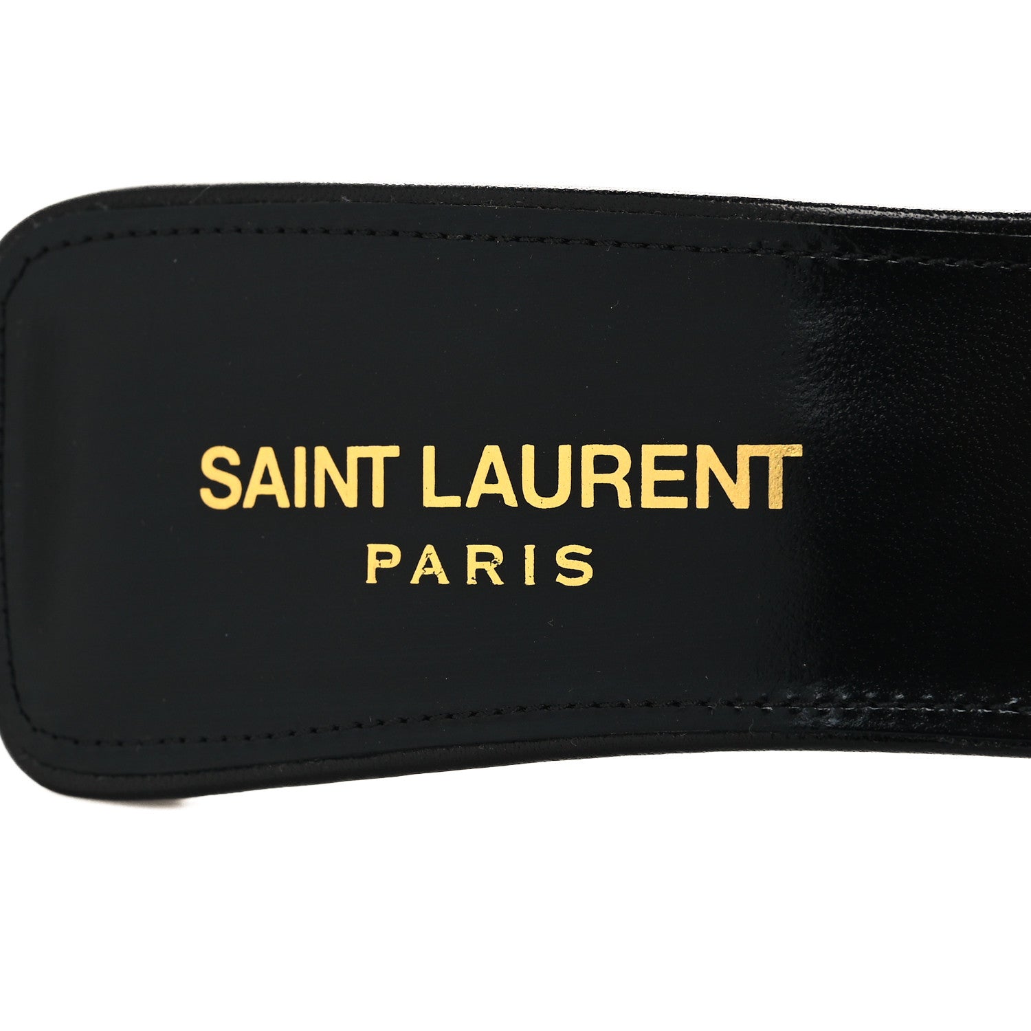 Saint Laurent Mesh Strass Giqua 95 Mule Sandals 36.5 Black 7 of 8